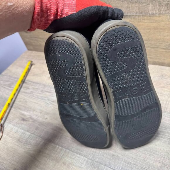 Born Bayne Black Leather Lace Up Sneakers Men's Size 10 - Picture 4 of 7